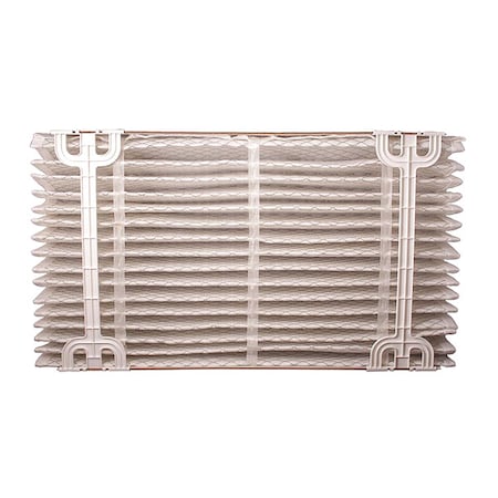 BESTAIR PRO 20 in x 25 in x 4 in Synthetic Furnace Air Cleaner Filter, MERV 11 2 PK NRSG211-11-2B