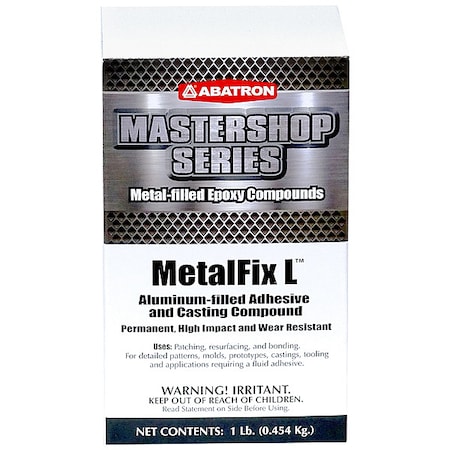 Abatron Putty, 1 lb Container Size, Pail, MetalFix P, Gray MTFXL1