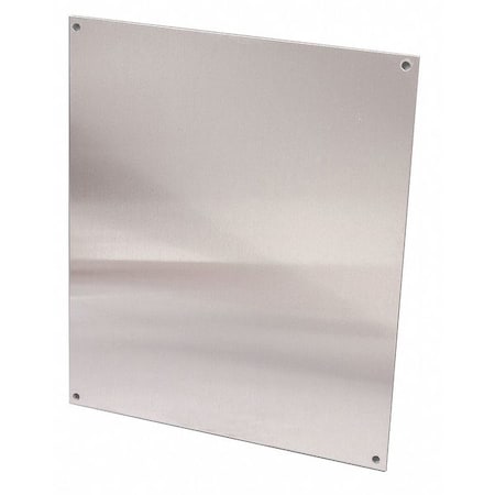 WIEGMANN Back Panel, Panel Accessory, 12 Gangs, Aluminum HW-MP1008AWW