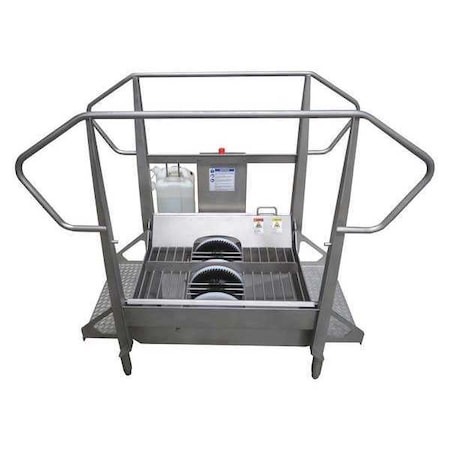 Best Sanitizers WetBootScrubber, SS, 54inH, 60inL, 43inW BSX800V-DAF-6