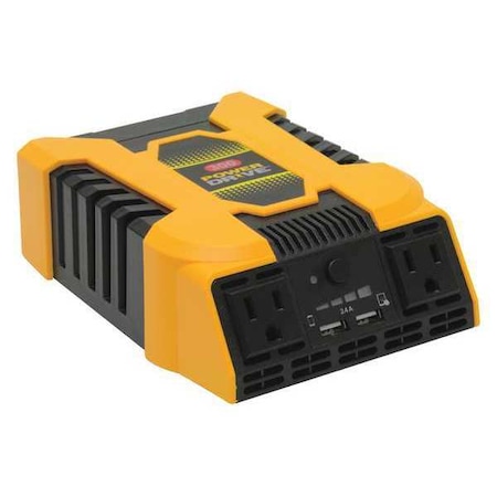 Powerdrive Inverter, Modified Sine Wave, 600 W Peak, 2 Outlets PD300