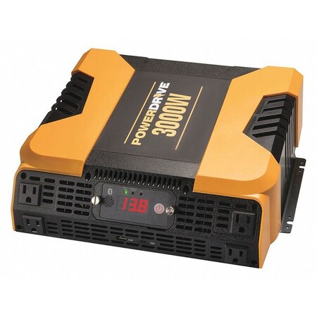 Powerdrive Inverter, Modified Sine Wave, 6000W Peak, 3,000 W Continuous, 6 Outlets PD3000