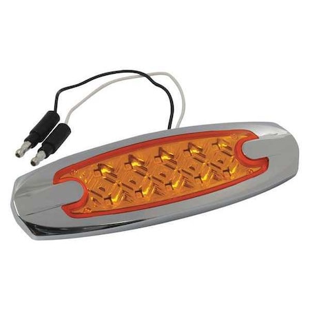 Roadpro Warning Light, Amber, Led, 12V DC, Variable FPM, Surface RP1370AD