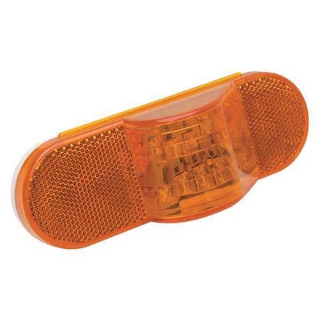 Roadpro Warning Light, Amber, Led, 12V DC, Variable FPM, Permanent RP6164AL