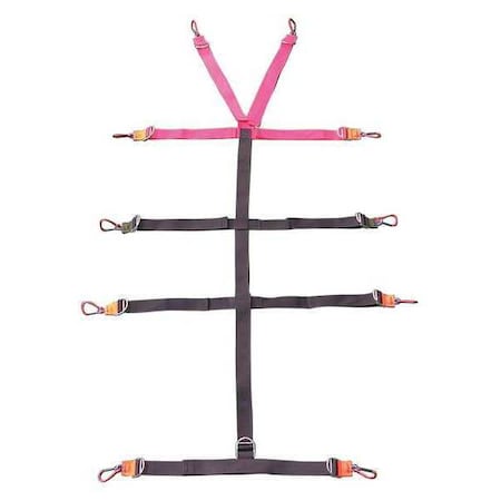 Kong Usa Strap System, Black, 72" L 855021000KK