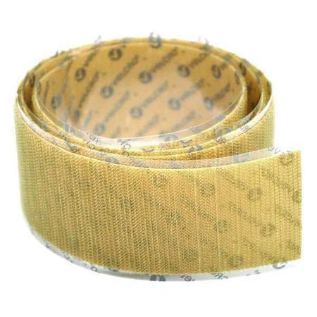 Velcro Brand Hook and Loop Roll, Acrylic Adhesive, 75 ft., 1.00" W, Beige 191041