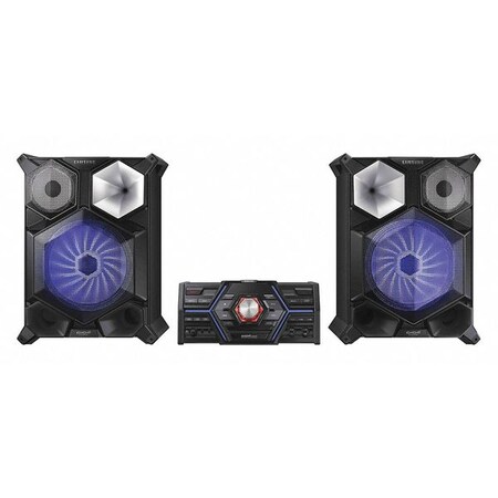 Samsung Speaker System, Black, Plastic, 2400W MX-JS8000