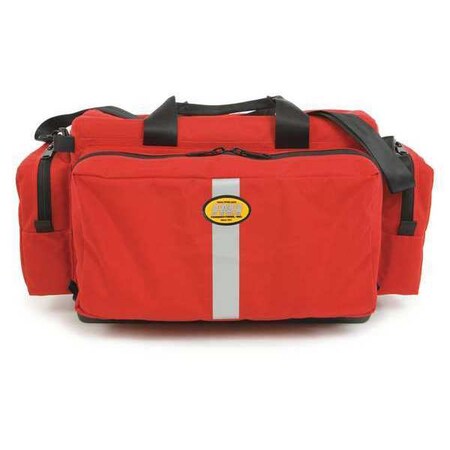 R&B Fabrications Trauma Bag, Cordura Nylon, 22 in L, 14 in W, Red RB-A300X-RD-A