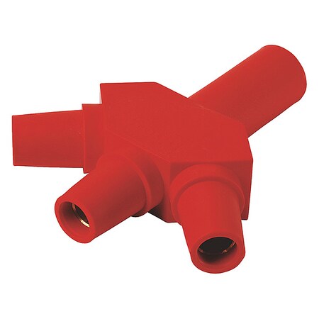 Legrand Triple Connector, 3R Nema, 16 Series, Red PS3FR