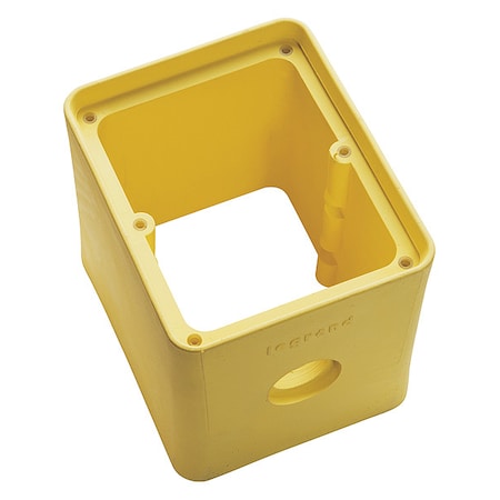 Legrand Electrical Box, Outlet Box Type, 2 Gangs, Thermoplastic Elastomer 3200