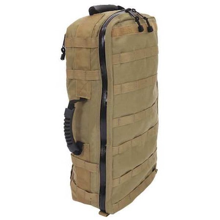 R&B Fabrications Tactical Medic Pack, Cordura Nylon, 11 in L, 6 in W, Brown RB-371TN-A