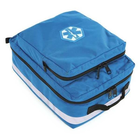 R&B Fabrications Pannier Bag, Cordura Nylon, 16 in L, 12 in W, Blue RB-1315-RB