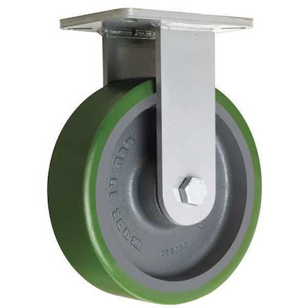 Hamilton Plate Caster, Rigid, Heavy-Duty, 10" Dia. R-SECJ-13DH