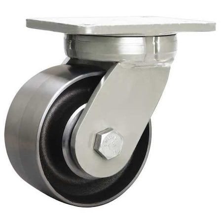 Hamilton Plate Caster, Swivel, Heavy-Duty, 2-1/2" W S-SECJ-6FSH-4SL-ZB