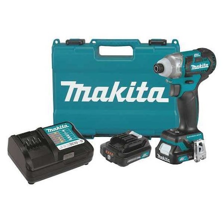Makita 12V max CXT Brushless 1/4" Hex 2-Speed Impact Driver Kit (2.0Ah) DT04R1