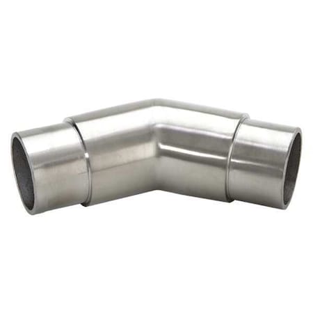 Lavi Industries Flush Elbow, SS, 1-49/64" H, 3" L 49-730/1H16