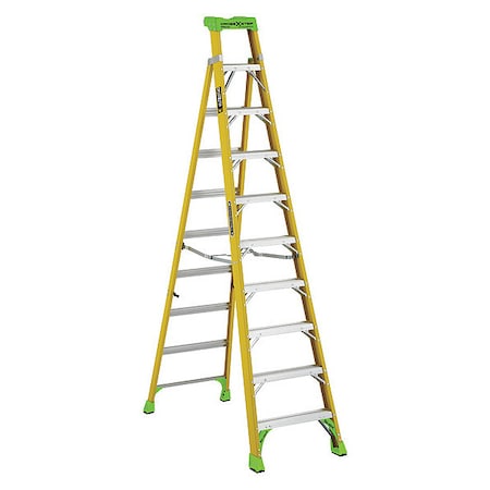 Louisville 10 ft Fiberglass Stepladder, 375 lb Capacity FXS1410HD
