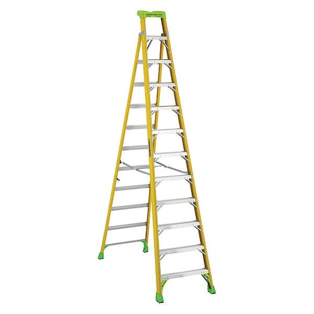 Louisville 12 ft Fiberglass Stepladder, 375 lb Capacity FXS1412HD