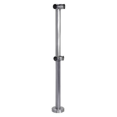 Lavi Industries Double Line Guardrail Post Corner, SS 49-D133/4