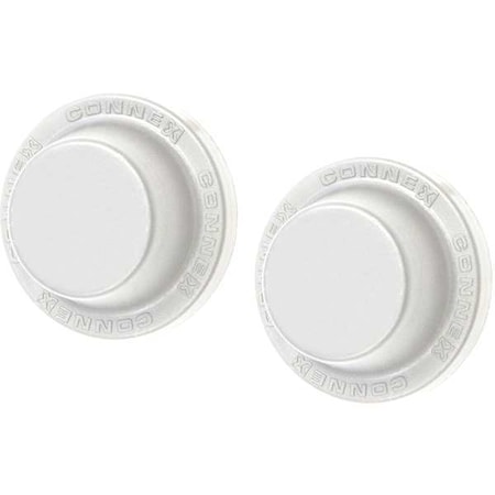 Mag-Mate Magnetic Door Holder, Rare Earth Elementshite, PK2 D1WH