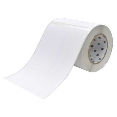 Brady Precut Label Roll, 6 3/32 in Label W, 8 3/32 in Label H, 120 Labels per Roll, White J50-267-2569