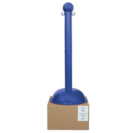 Zoro Select Stanchion, Post Dia. 3", Blue 93606