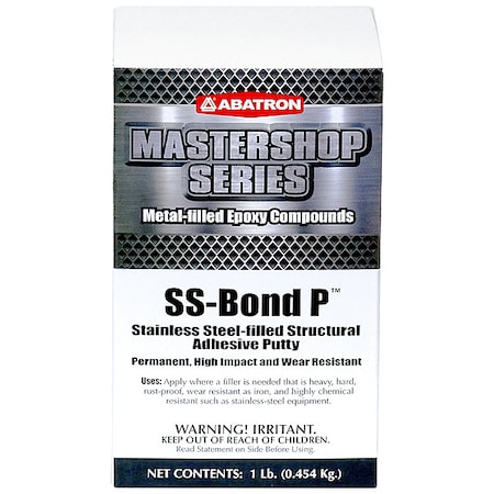 Abatron Putty, 1 lb Container Size, Pail, SS-Bond P, Gray SSPK1L