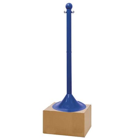 Zoro Select Stanchion, Post Dia. 2", Blue 93506