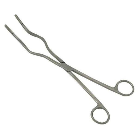 Zoro Select Crucible Tongs, SS, 9-1/2 L", Platinum Tips 787-116