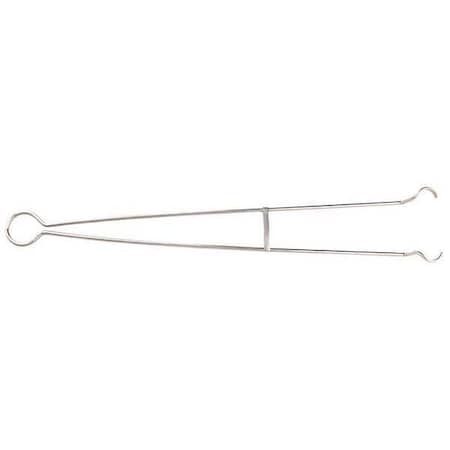 Zoro Select Extra-Long Crucible Tongs, SS, 22" L 787-106