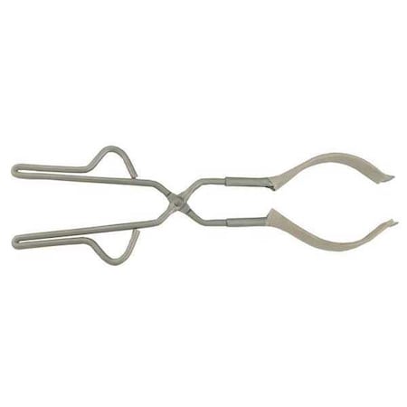 Zoro Select Flask Tongs, SS, 12-1/2" L 787-114