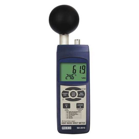Reed Instruments SD Series WBGT Heat Stress Meter, Datalogger SD-2010