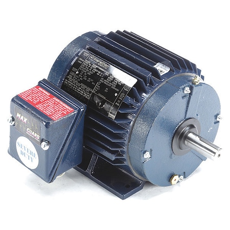 Leeson Three-Phase Severe Duty Motor, 1 1/2 HP, 145T Frame, 460V AC Voltage, 1755 rpm Nameplate RPM 145TTTN16630