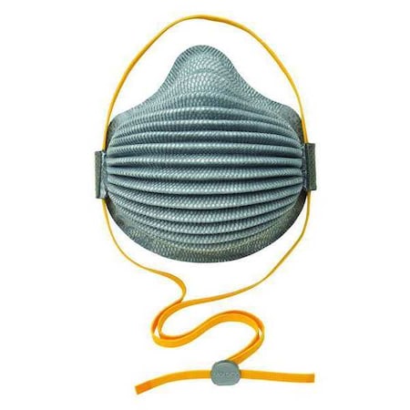 Moldex Disposable Respirator, N95, Nuisance Organic Vapor, Nuisance Ozone, Molded, Dual, Adjustable, M/L 4800V
