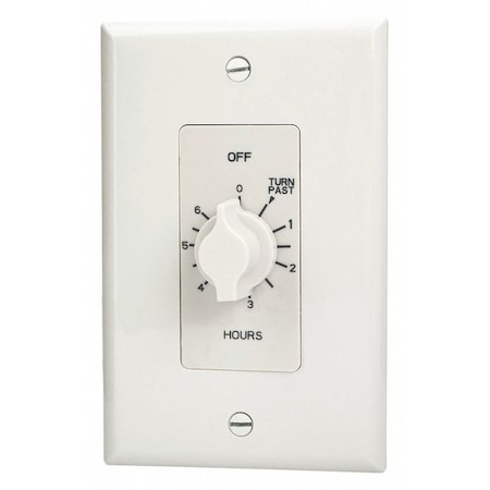 Nsi Tork Spring-Wound Timer, Range 0 to 6 hr. A506HW