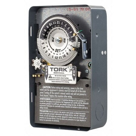 Nsi Tork Electromechanical Timer, 208 to 277VAC 7202