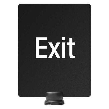 Lavi Industries Sintra Sign, Message Exit, 80-1131TV/P2S 80-1131TV/P2S