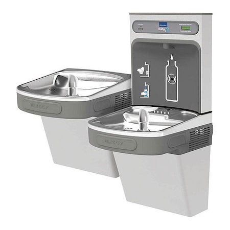 Elkay Indoor, Yes ADA, EZH2O Bot Fill Statn/Vrstl Coolr, Fltr, SS LZSTL8WSVRSK