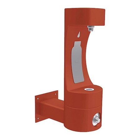 Elkay EZH2O-Bot Fll Statn Wal Mnt, Frz Rst, Tct 1 Levels, Terracotta, Outdoor LK4405BFFRKTER