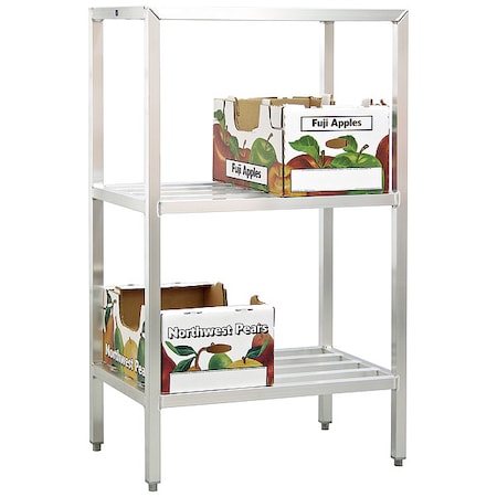 New Age Industrial All-Welded Aluminum Shelving, 48x24 52929