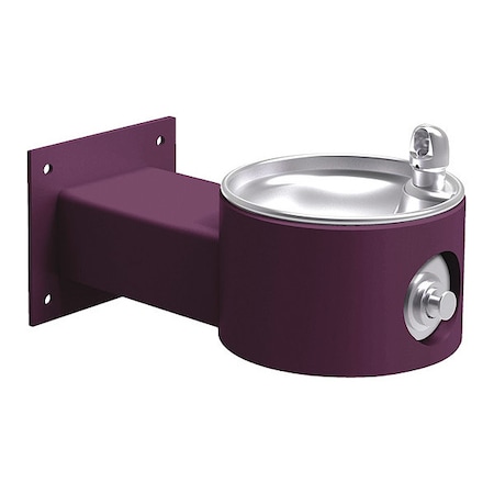 Elkay Wall Mount Drinking Fountain, 1 Level, 10" D, 8" H, 19.125" W 4405FRKPUR