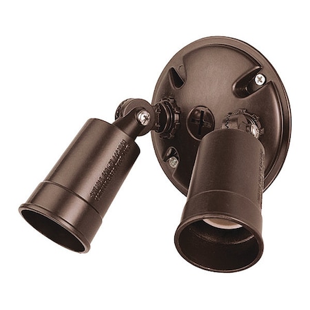 Acclaim Lighting Flood Light, 2-Light, Arch. Bronze Alum FL1ABZ