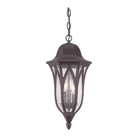 Acclaim Lighting Hanging Light, 3-Light, Arch. Bronze, Height: 19-1/2" 39816ABZ