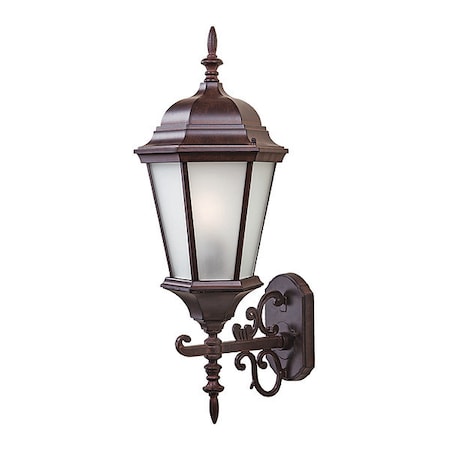 Acclaim Lighting Wall Light, Burled Walnut, 1-Light 5203BW/FR