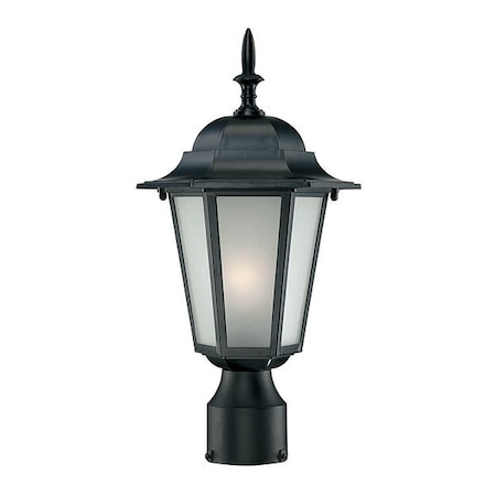 Acclaim Lighting Post Mount Lantern, Matte Black 6117BK/FR