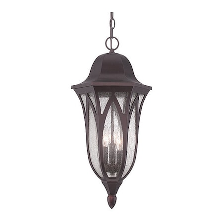 Acclaim Lighting Hanging Light, 3-Light, Arch. Bronze, Height: 23-1/4" 39826ABZ