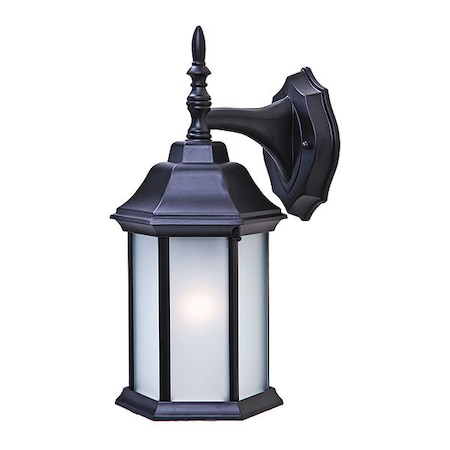 Acclaim Lighting Wall Lantern, Matte Black, 1-Light 5182BK/FR