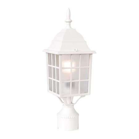 Acclaim Lighting Post Mount Light, 1-Light, Textured White 5307TW