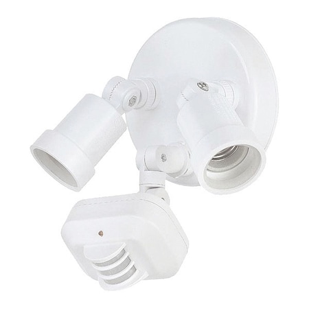 Acclaim Lighting Flood Light, Gloss White, Motion Activated MFL2WH