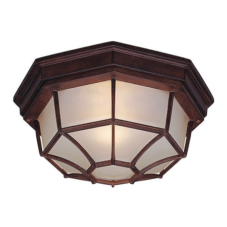 Acclaim Lighting Ceiling Light, 2-Light, Walnut 2002BW